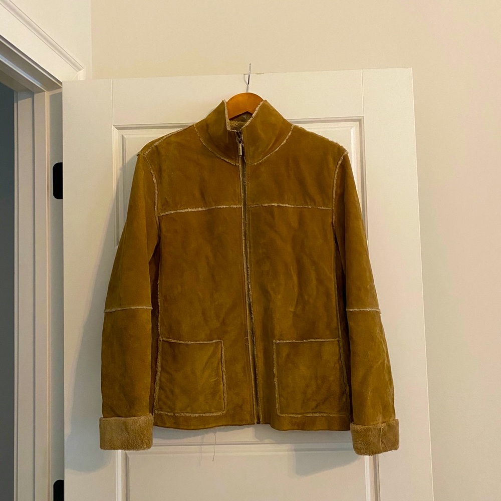 Penny Lane style 90’s vintage leather jacket